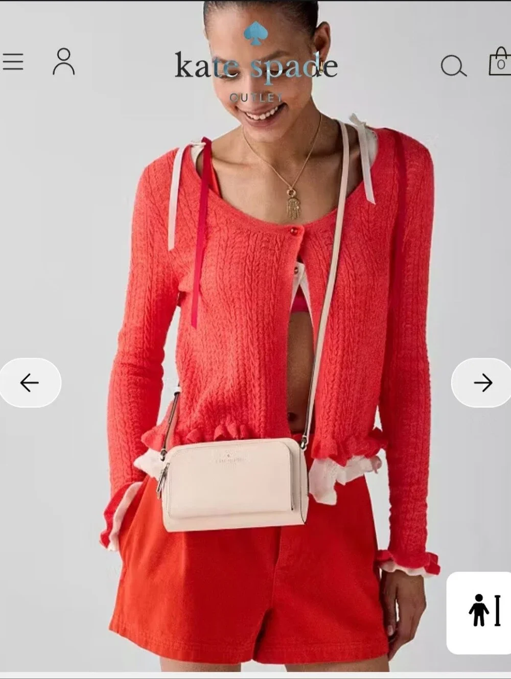 kate spade cream crossbody bag